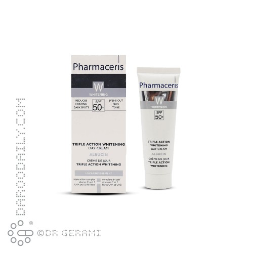 کرم روز روشن کننده سه کاره SPF50 فارماسریز 30 میلی لیتری