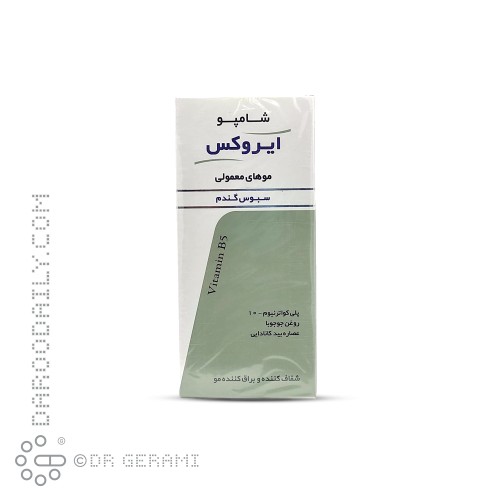 شامپو سبوس گندم موهای معمولی ایروکس ۲۰۰ گرمی