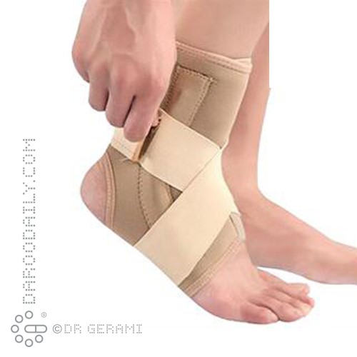 قوزک بند نئوپرنی آتل دار پاک سمن سایز بزرگ