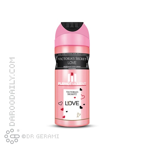 اسپری دئودورانت بانوان مدل Victoria’s Secret Love پلی هات مومنت ۲۰۰ میلی لیتری