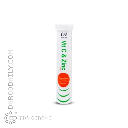 قرص جوشان ویتامین C و زینک نوول ویتا فخر دارو 20 عددی