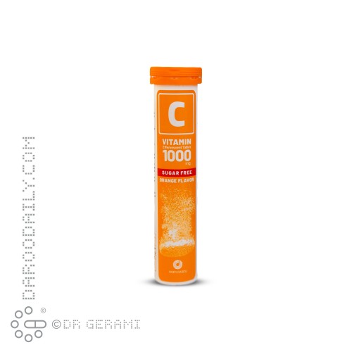 قرص جوشان 1000 میلی گرمی ویتامین C پرتقالی اوژن دارو 20 عددی