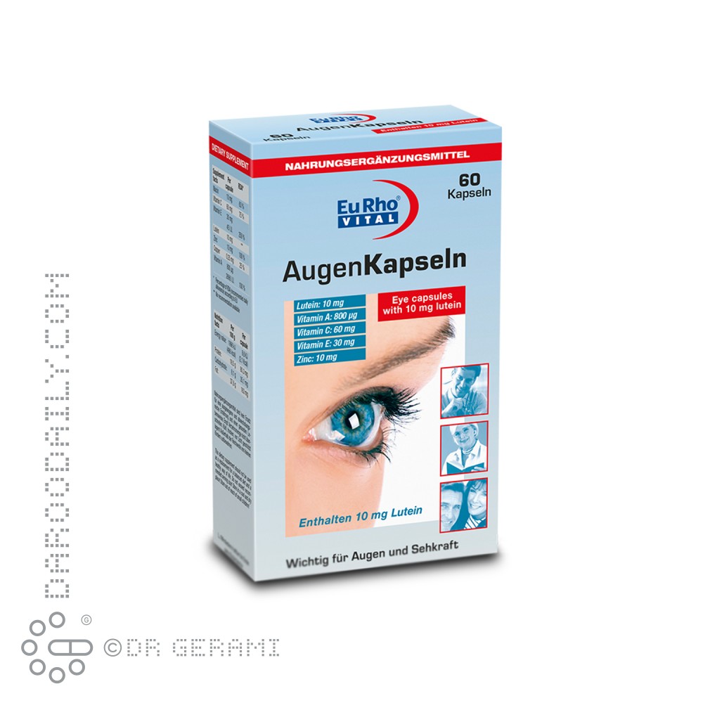 کپسول چشم اوژن یوروویتال 60 عددی
