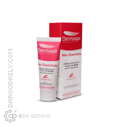 کرم مرطوب کننده قوی مدل Mes Essentiels Light درماگور 40 میلی لیتری