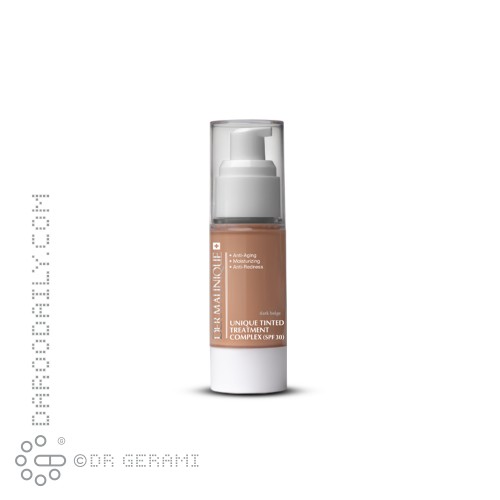 کرم آبرسان و مرطوب کننده بژ تیره SPF30 درمایونیک 30 میلی لیتری