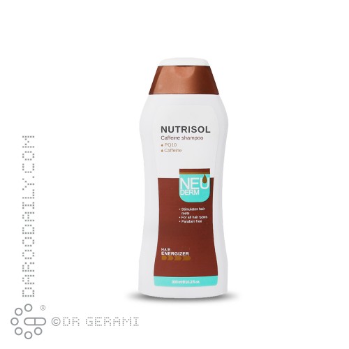 شامپو ضد ریزش مو کافئین مدل Nutrisol نئودرم 300 میلی لیتری