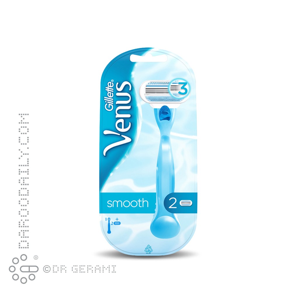 خود تراش آبی بانوان مدل Venus Smooth ژیلت