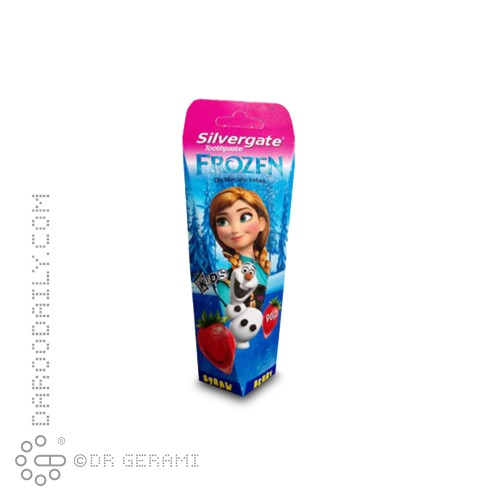 خمیر دندان دخترانه طرح frozen سیلورگیت 90 گرمی
