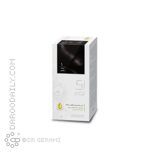 کیت رنگ موی سیاه سری طبیعی زی فام شماره 1