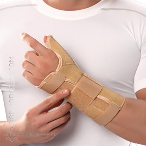 مچ شست بند نئوپرنی آتل دار پاک سمن سایز خیلی بزرگ دست چپ