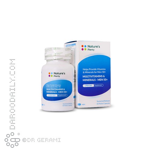 کپسول مولتی ویتامین و مینرال آقایان +50 نیچرز پلنتی 60 عددی