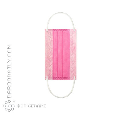 ماسک تنفسی سه لایه صورتی سپهر ۱۰ عددی