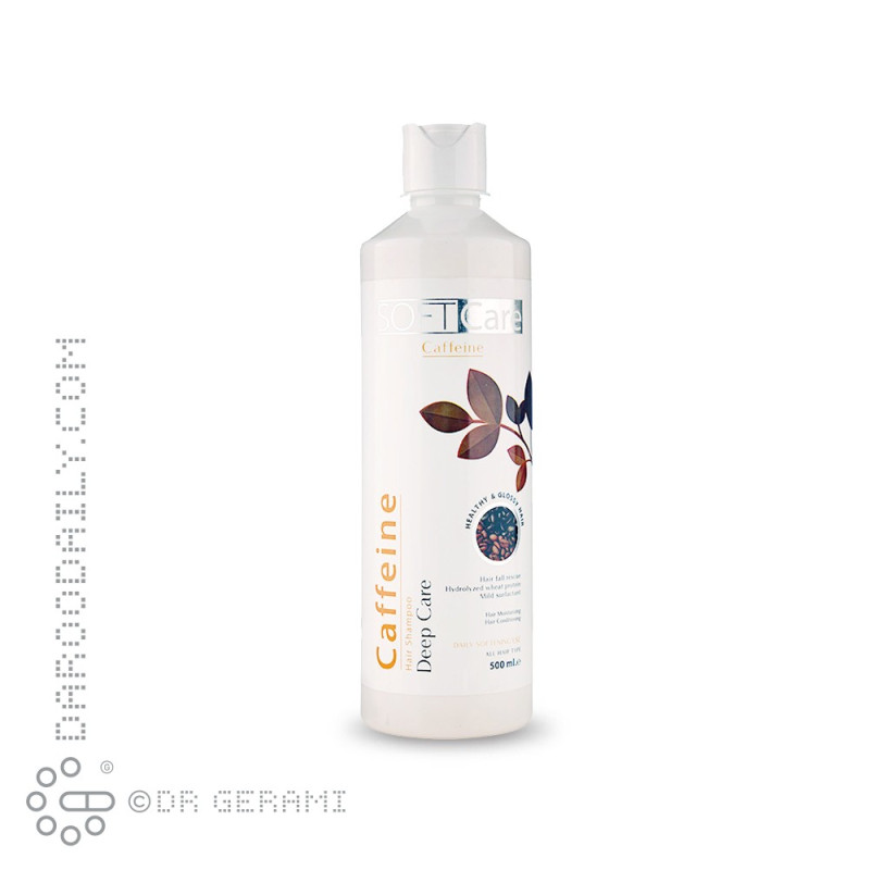 شامپو مو حاوی کافئین سافت کر 500 میلی لیتری
