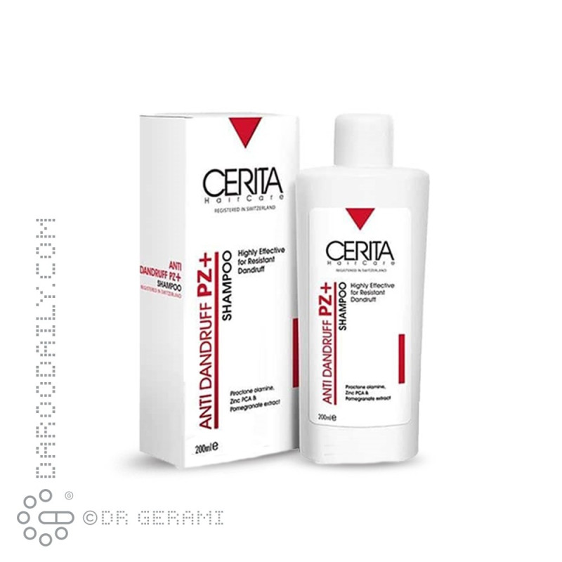 شامپو ضد شوره قوی +Pz سریتا 200 میلی لیتری