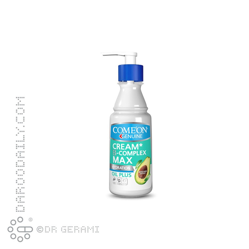 کرم مرطوب کننده پوست خشک حاوی روغن آووکادو کامان 200 میلی لیتری