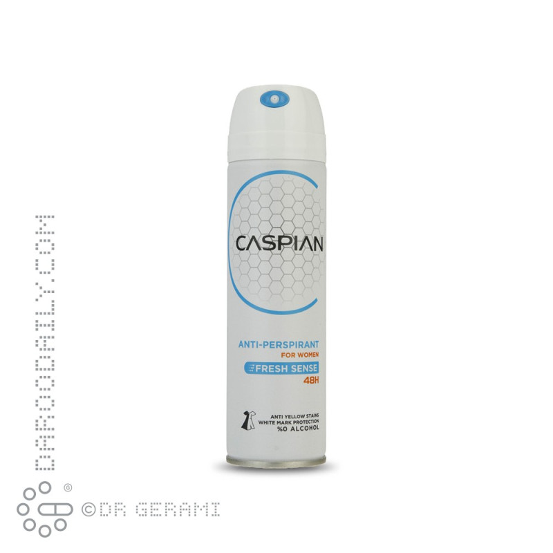 اسپری ضد تعریق بانوان مدل Fresh Sense کاسپین 150 میلی لیتری