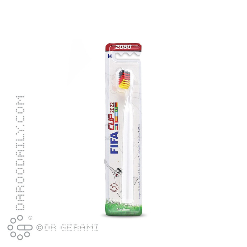 مسواک بزرگسال با برس متوسط مدل فیفا کاپ 2080