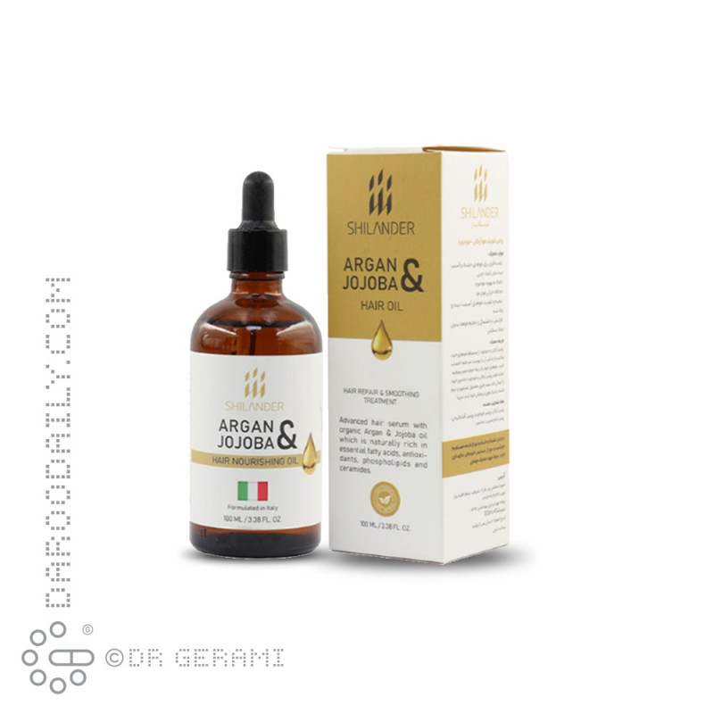روغن تقویت مو آرگان و جوجوبا شیلاندر 100 میلی لیتری