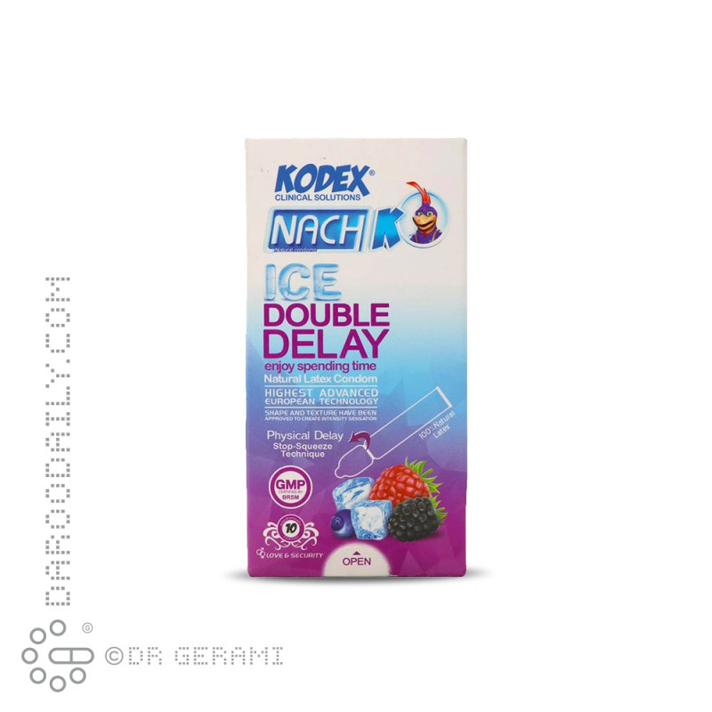 کاندوم تاخیری مدل Ice Double Delay کدکس 10 عددی