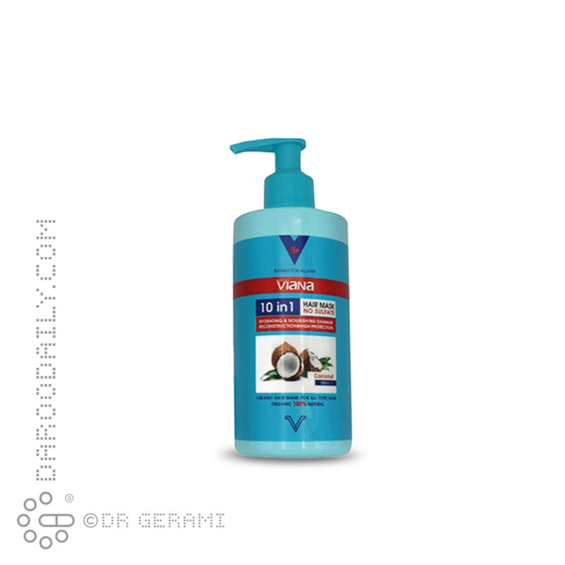 ماسک مو بدون سولفات نارگیل ویانا 300 میلی لیتری