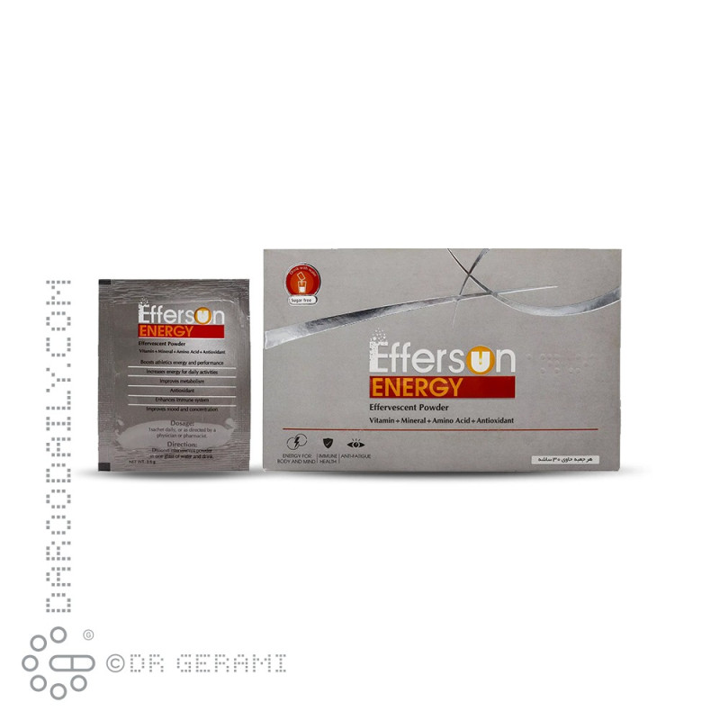 پودر جوشان افرسان انرژی زا بهشاد دارو 30 عددی