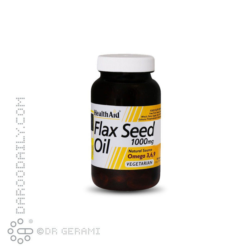 سافت ژل فلکسید اویل 1000 میلی گرمی هلث اید 60 عددی