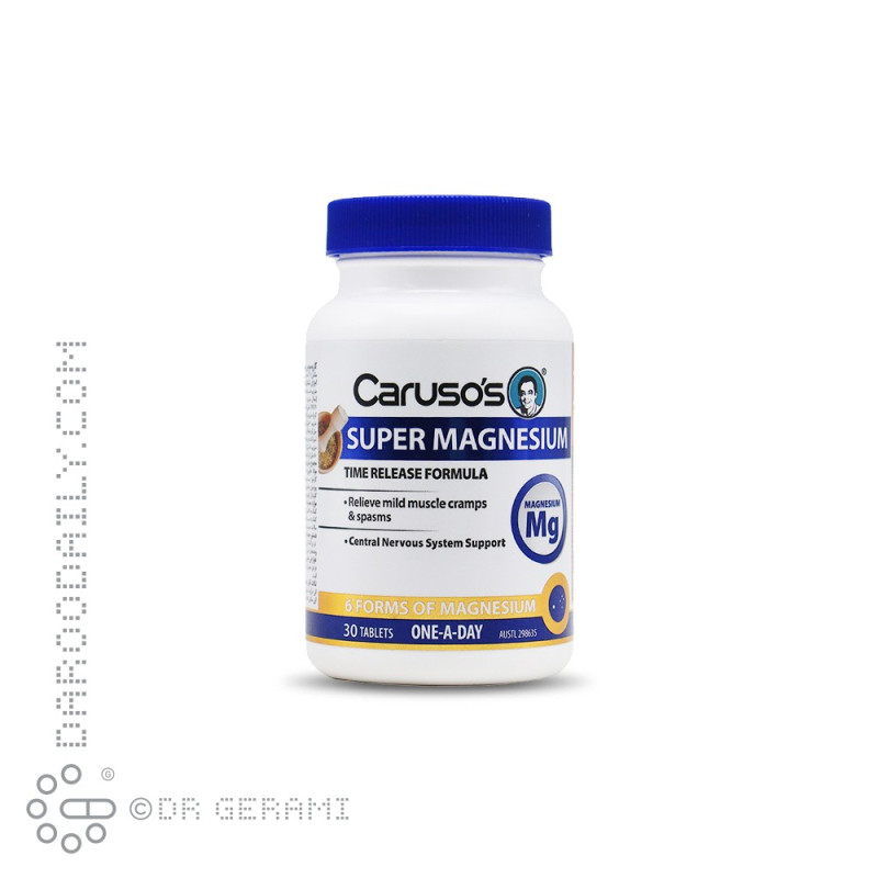 قرص سوپر منیزیم کاروسوس نچرال هلث 30 عددی