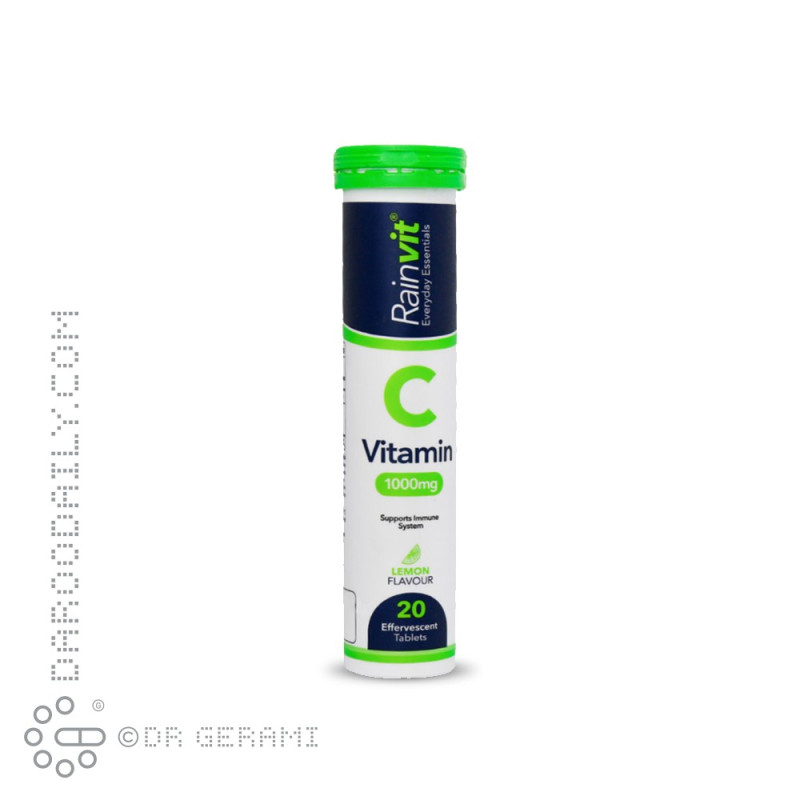 قرص جوشان 1000 میلی گرمی ویتامین C رین ویت 20 عددی