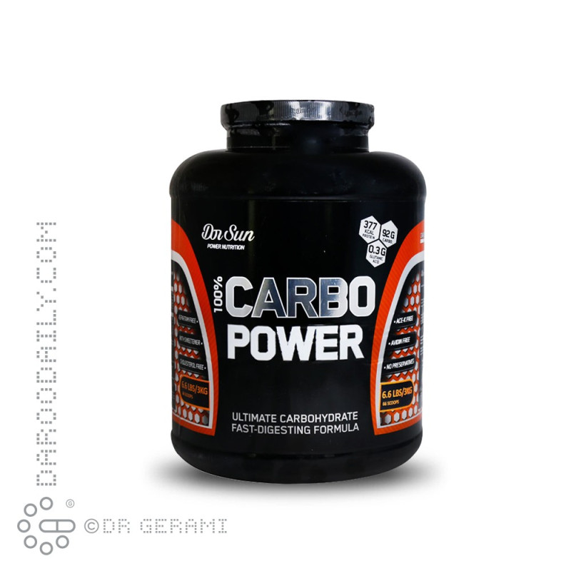 پودر کربو پاور شکلاتی دکتر سان 3000 گرمی