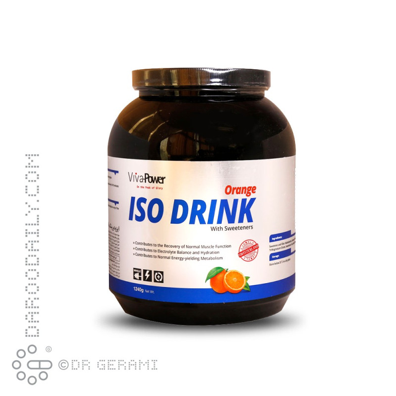 پودر ایزو درینک پرتقالی ویوا پاور 1240 گرمی