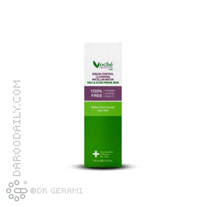 محلول میسلار واتر پاک کننده پوست چرب وچه 100 میلی لیتری