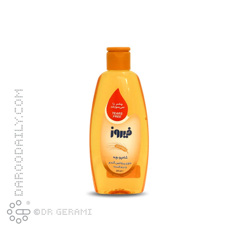 شامپو کودک حاوی پروتئین گندم و نرم کننده فیروز 200 میلی لیتری