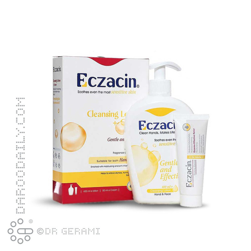 لوسیون شوینده دست و صورت اگزاسین 400 میلی لیتری