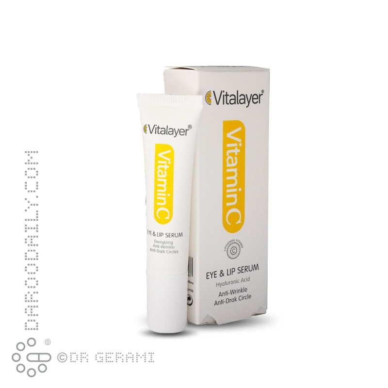 سرم دور چشم و لب حاوی ویتامین C ویتالیر 15 میلی لیتری