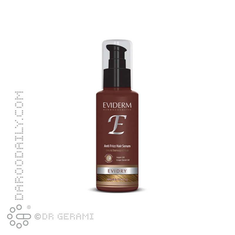 سرم مو حالت دهنده موهای خشک آنتی فریز Evidry اویدرم ۱۰۰ میلی لیتری