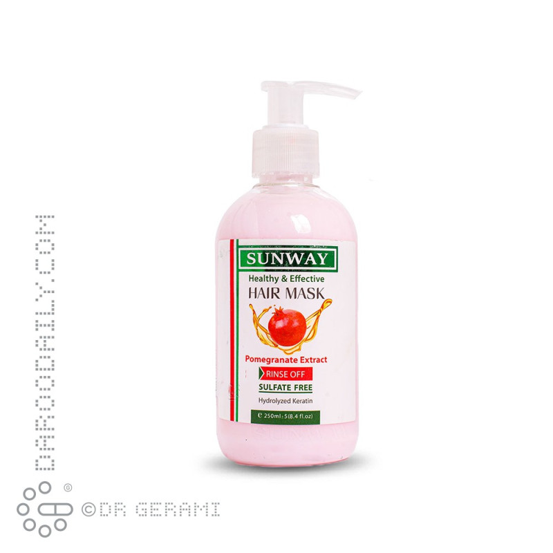 ماسک موهای رنگ شده فاقد سولفات سان وی 250 میلی لیتری