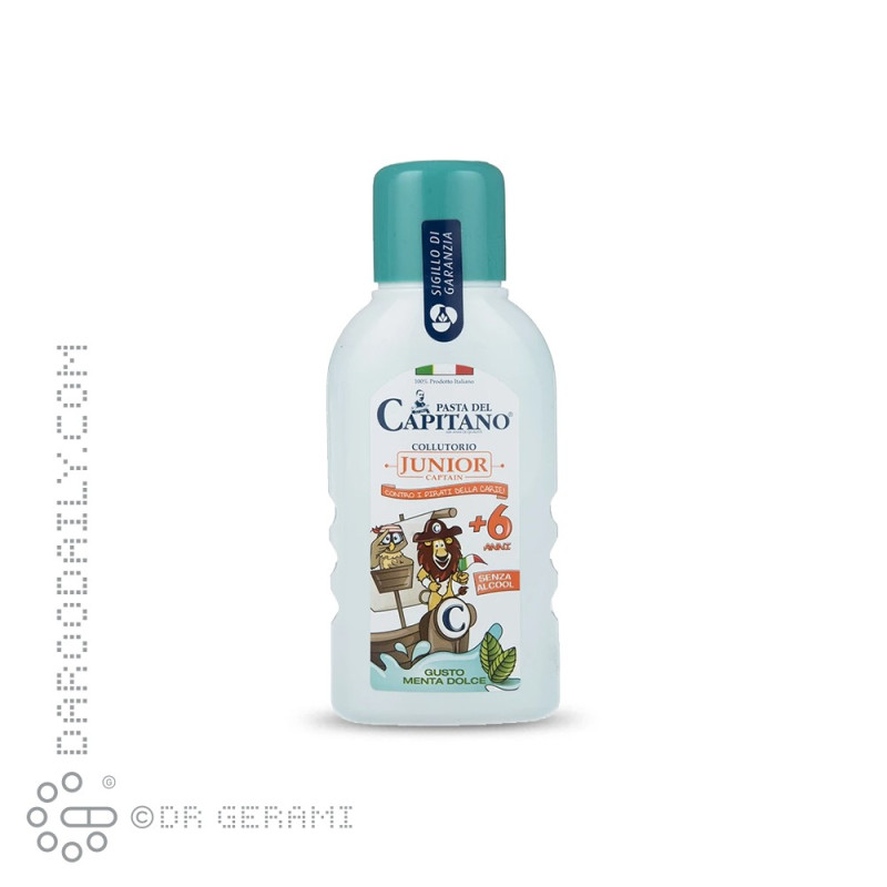 دهان شویه کودکان بالای 6 سال مدل Junior پاستا دل کاپیتانو 250 میلی لیتری