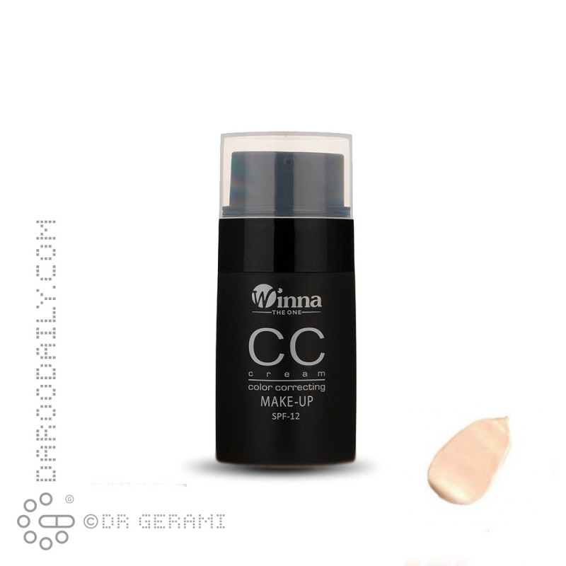 سی سی کرم پودر سفید SPF12 وینا شماره 101