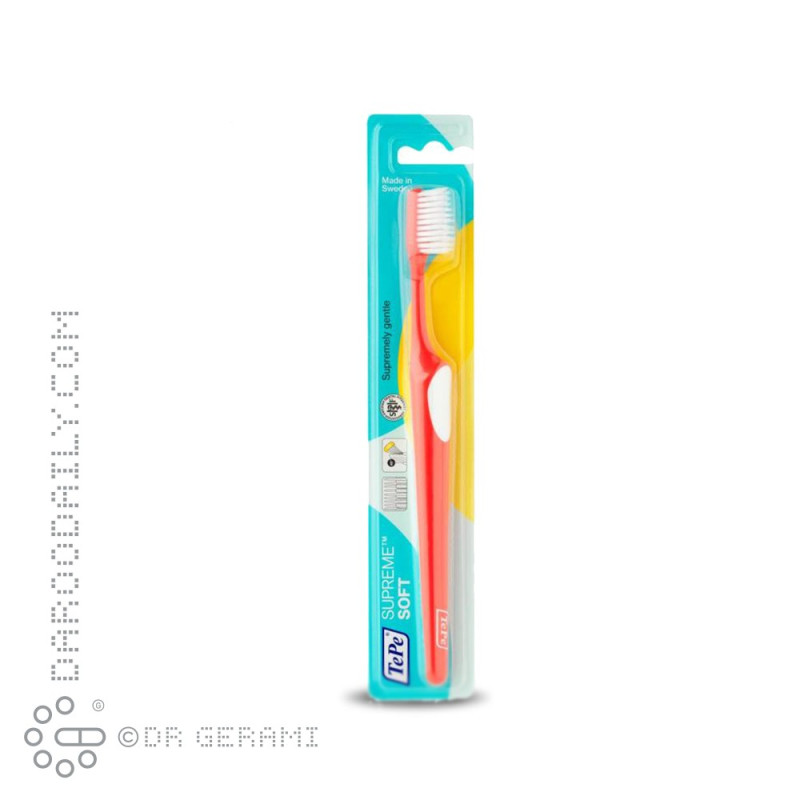 مسواک بزرگسال برس نرم مدل Superme Compact تپه