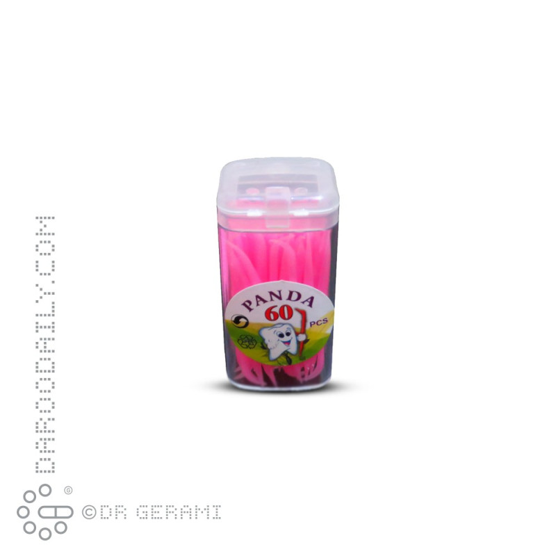 خلال دندان پلاستیکی پاندا 60 عددی