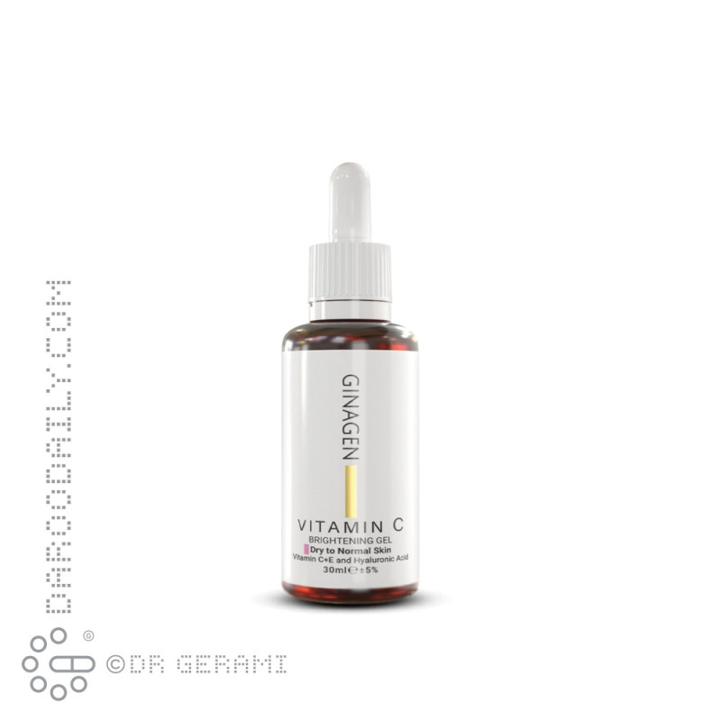سرم پوست های خشک و معمولی ویتامین C ژیناژن 30 میلی لیتری