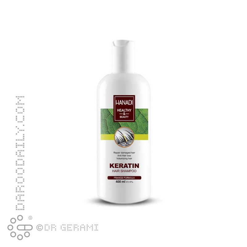 شامپو مو حاوی کراتین هانادی 400 میلی لیتری