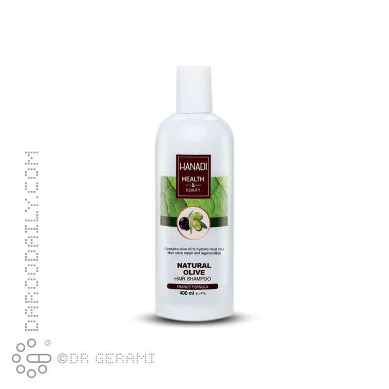 شامپو موهای خشک حاوی روغن زیتون هانادی 400 میلی لیتری
