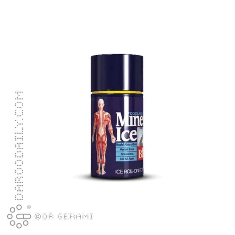 ژل رولی ضد درد مینرال آیس بی ام اس 85 میلی لیتری