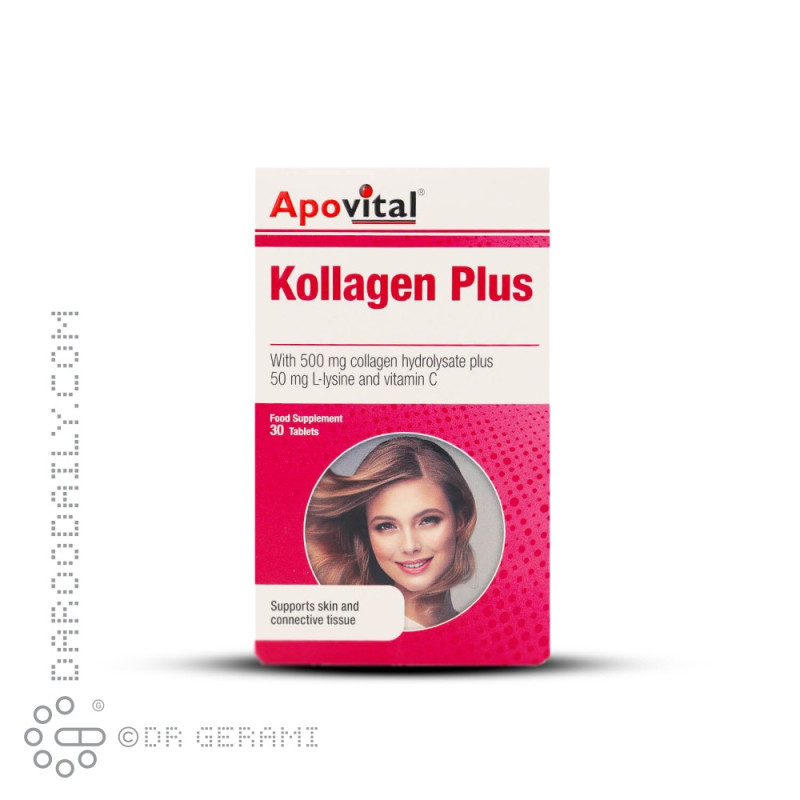 قرص کلاژن پلاس آپوویتال 30 عددی