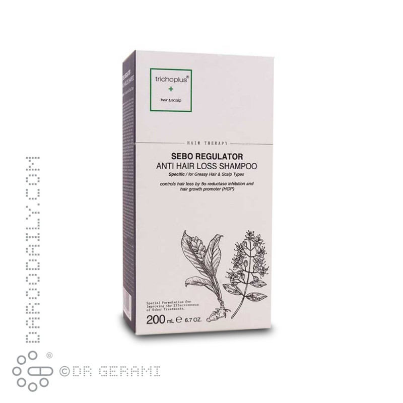 شامپو ضد ریزش موهای چرب تریکو پلاس ۲۰۰ میلی لیتری