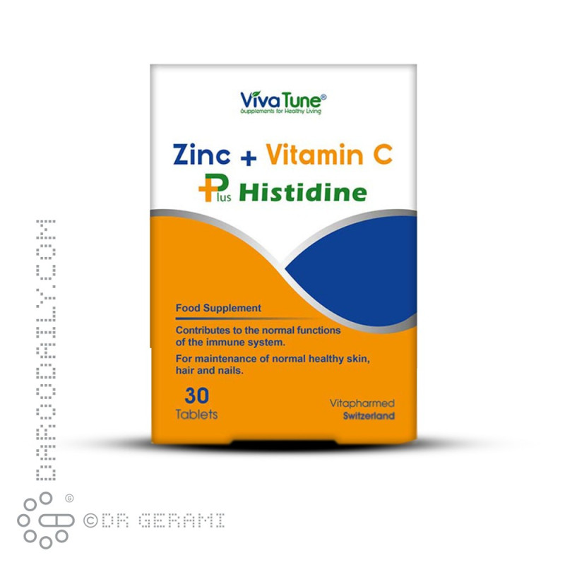 قرص زینک و ویتامین C و هیستیدین ویواتیون 30 عددی