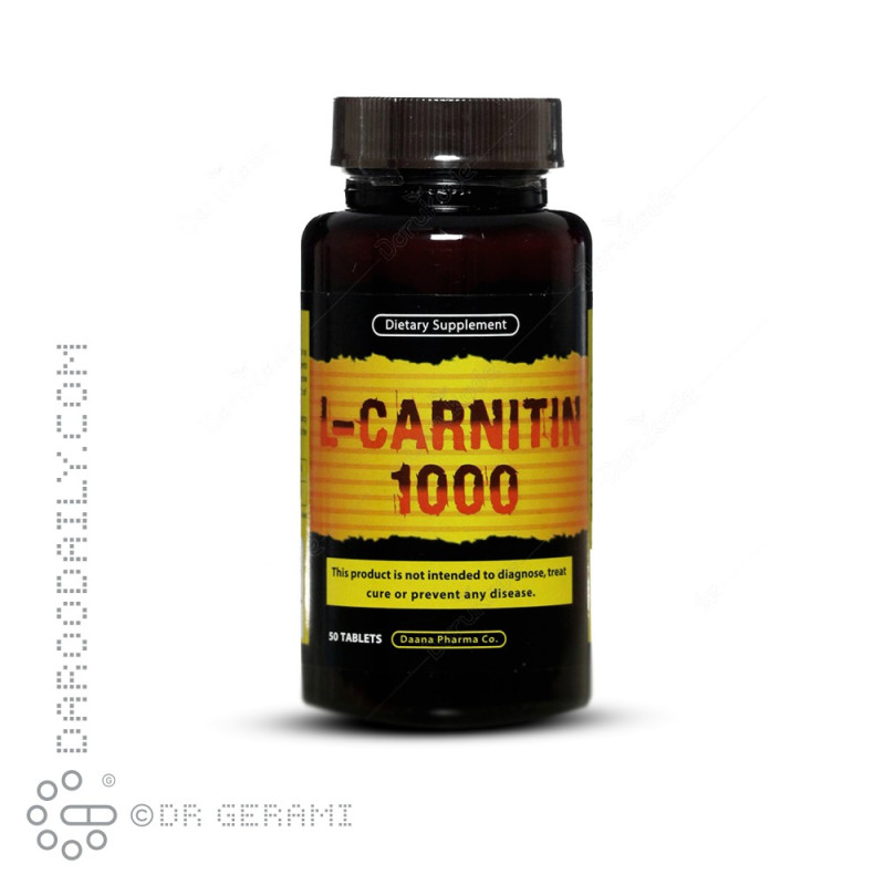 قرص ال کارنیتین 1000 میلی گرمی دانا 50 عددی