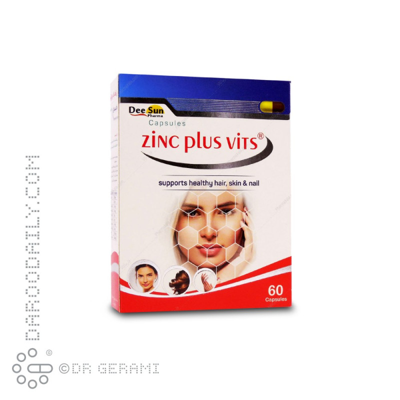 کپسول زینک پلاس ویتس دی سان فارما 60 عددی