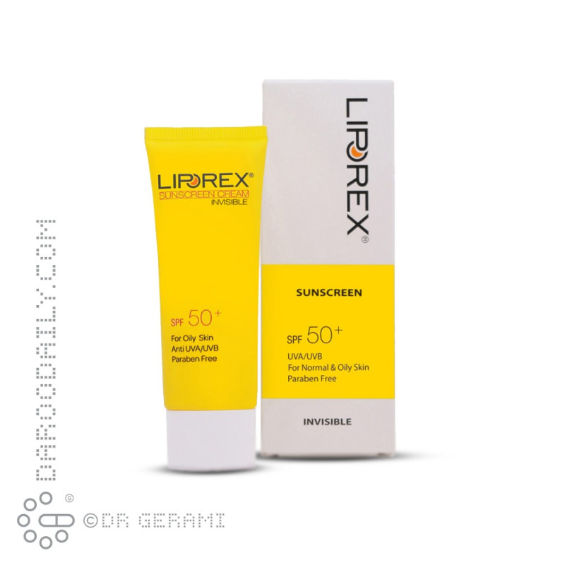 کرم ضد آفتاب بی رنگ پوست چرب SPF50 لیپورکس 40 میلی لیتری